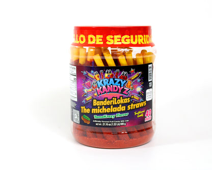 BanderiLokas – Spicy Tamarindo Candy Straws | 40ct & 50ct