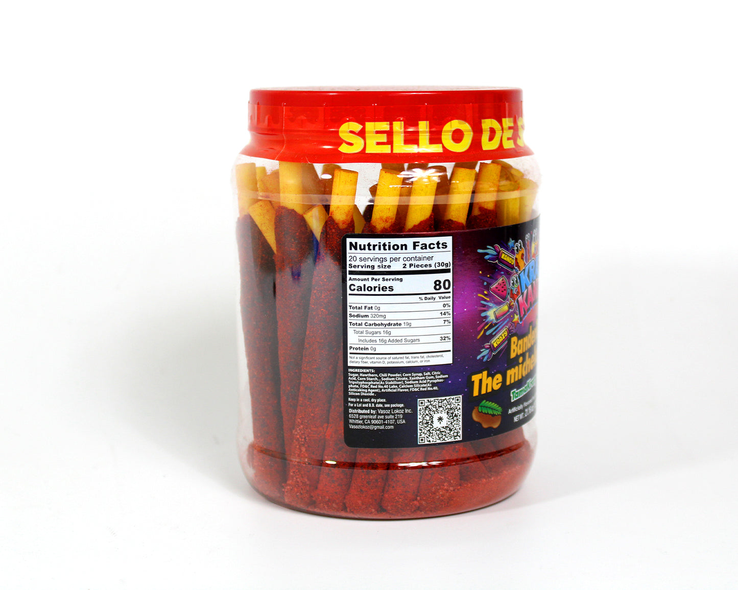 BanderiLokas – Spicy Tamarindo Candy Straws | 40ct & 50ct