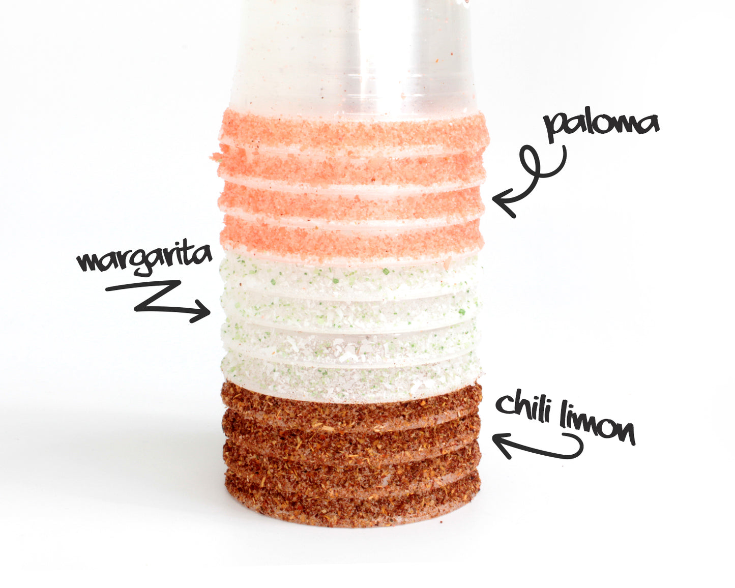 VasozLokoz Cocktail Flavored Salt Rimmed Cups | 12 cups (24 oz)