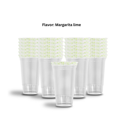 Event & Wholesale Pre-Rimmed Party Cups 12oz 16oz Sleeves – 1,000 Count