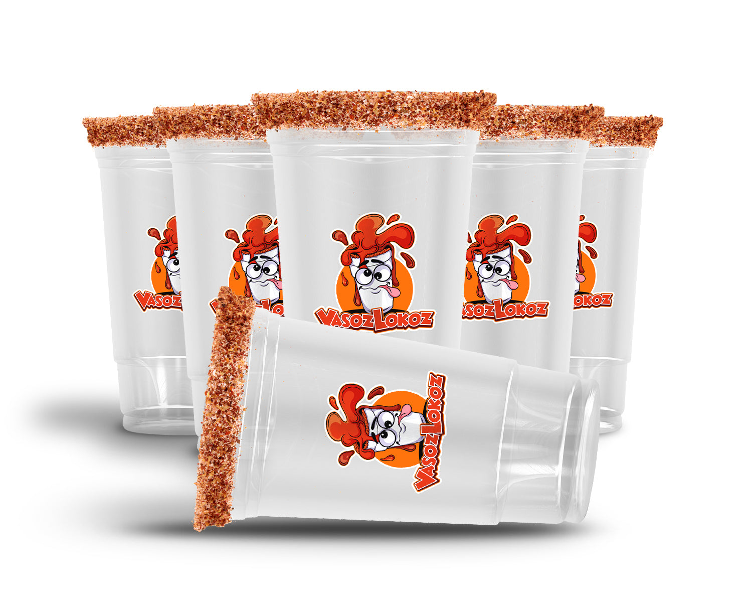 Chili limón pre-rimmed party cup for micheladas party pack