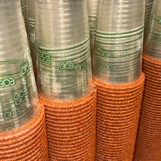 Eco-Friendly – Biodegradable and compostable Pre-Rimmed Cups 12oz 16oz 24oz 32oz